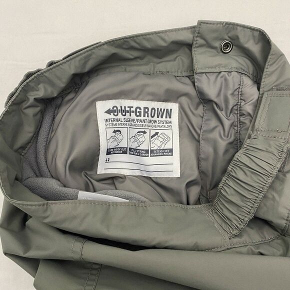 Columbia Snow Pants Boys Girls Medium 10 12 Gray Adjustable Outgrown Outdoor - Picture 6 of 12
